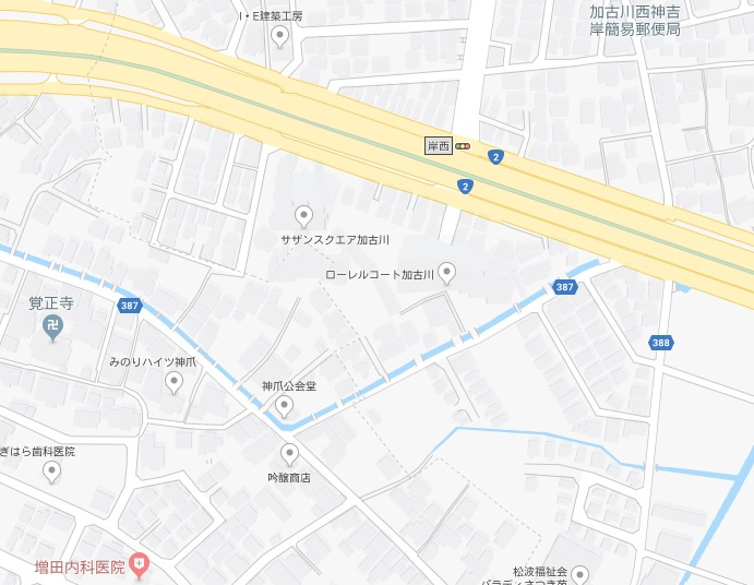ローレルコート加古川　9階の地図