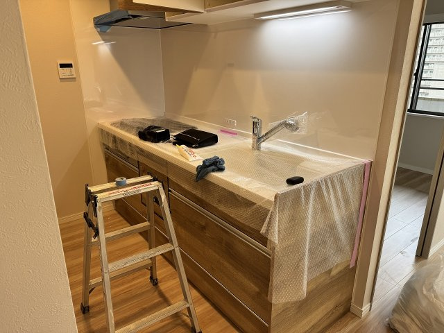 レールシティ八王子のキッチン|～新規交換済のシステムキッチン～