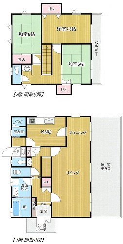 日出町大神の間取り