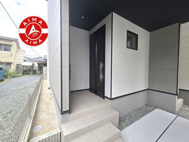 福岡市東区筥松1丁目第1-3棟（1号棟）の外観：施工例|おでかけの時も帰った時も、「我が家」を最初に感じでもらえる素敵な空間に。