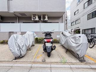 【駐車場】 | 三の輪シティハウス | バイク置き場