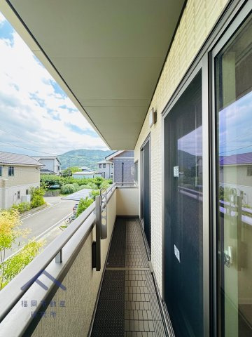 糸島市志摩稲留東　戸建てのバルコニー