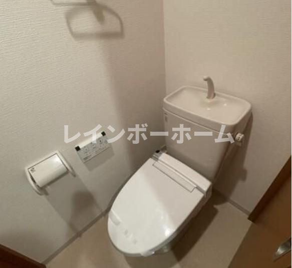 ベルビュー草加【仲介手数料：50％OFF】対象物件！のトイレ|ゆったりとした空間のトイレです
