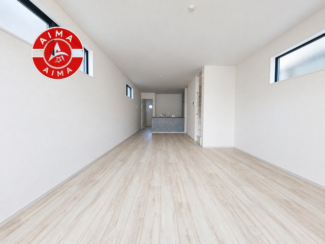 福岡市東区筥松1丁目第1-3棟（2号棟）の居間・リビング|多くの時間を過すことになるリビングだからこそ、いつも穏やかな空間・解放感が味わえ毎日が充実します。