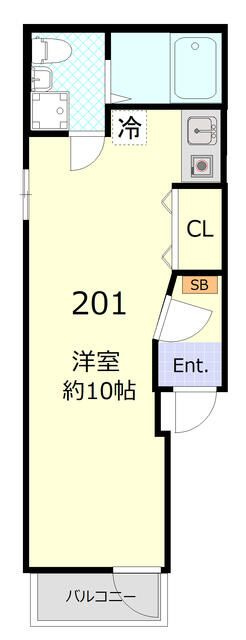 メゾン磯子の間取り