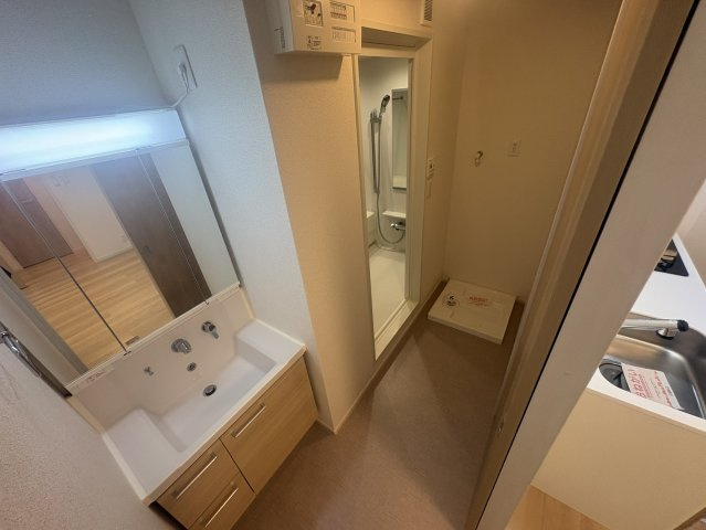 プラム江坂の洗面所