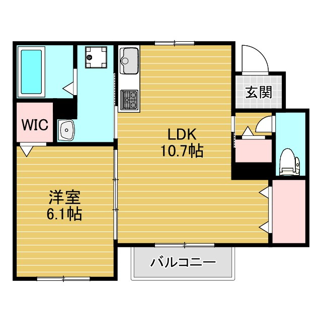 プラム江坂の間取り