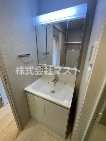 スプランディッド福島WESTの洗面所