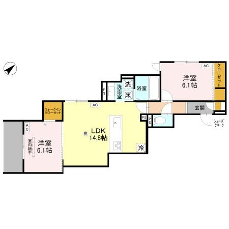 ラ　メゾン　ピック　中百舌鳥Ⅱの間取り