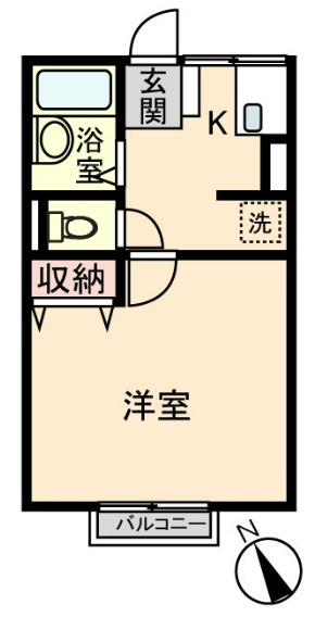 レトア用賀の間取り|南西向き住戸
