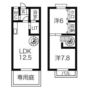 【間取り】 | Hills Garden植田C棟