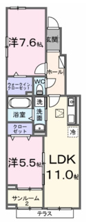 【間取り】 | ビオレタＡ | 間取りです。