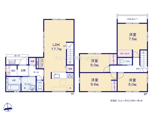 赤坂町2期の間取り