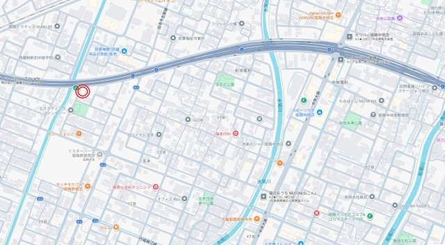 姫路市玉手１期（全3棟）1号棟の地図
