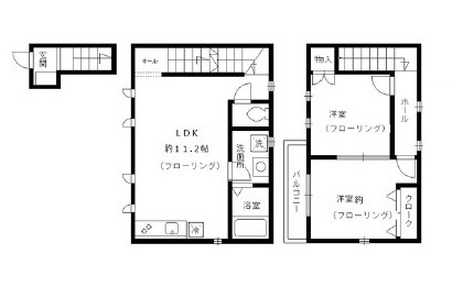 フレア駒込の間取り|間取りです。