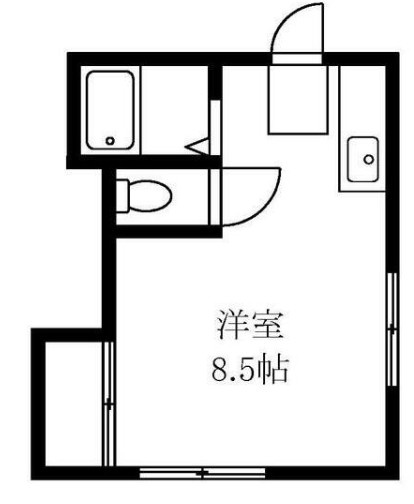 石田コーポの間取り|間取りです。