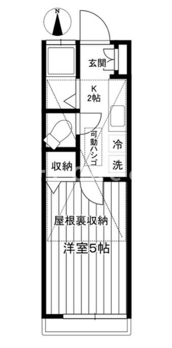 NOVAハイツ早稲田の間取り