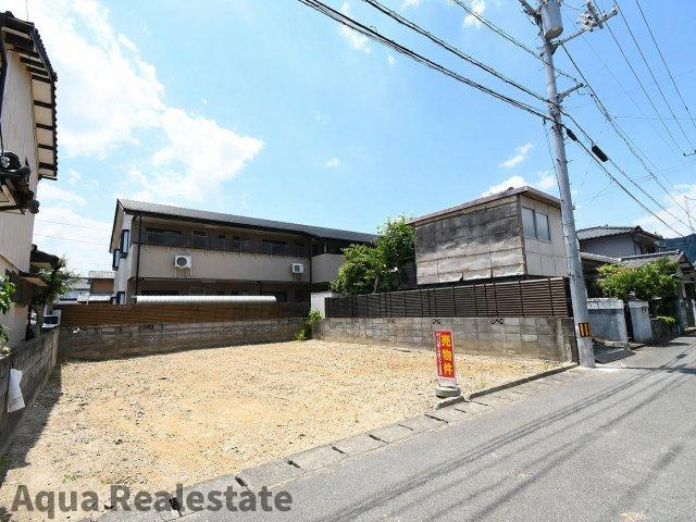 オール電化デザイナーズハウス八万町千鳥建売⑥の前面道路含む現地写真