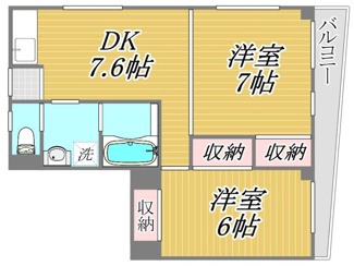 【間取り】 | 東栄コーポ | 間取りです。