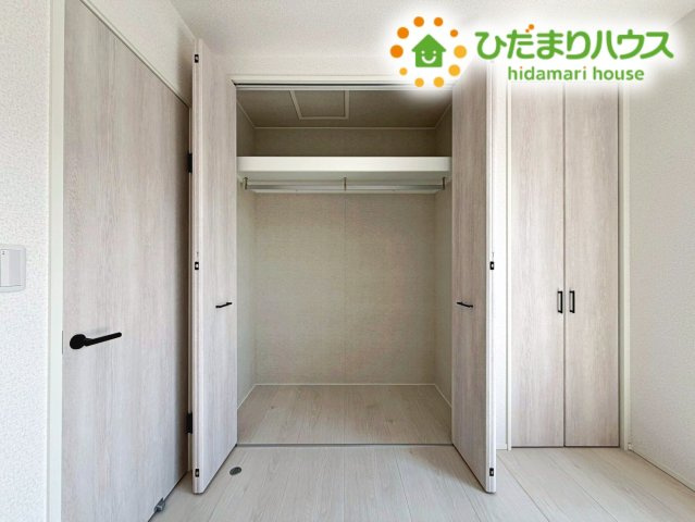 いわき市久之浜町久之浜字東町　新築戸建の収納|居室にゆとりが持てる大収納クローゼット付き♪