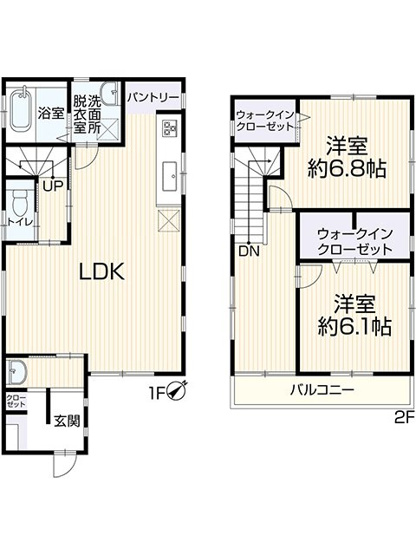 【間取り】 | アトムセレクト船橋市咲が丘４丁目中古戸建て
