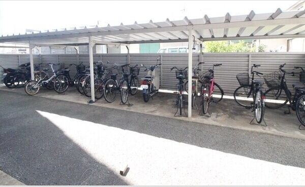 本多ハイツ長門石の駐車場