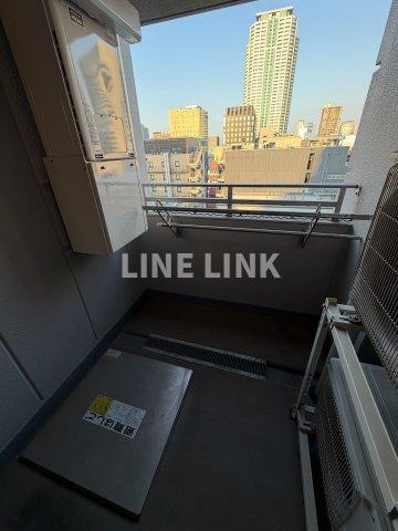 クレヴィアタワー大阪本町のバルコニー