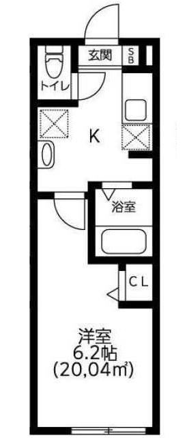 ブラン堀切菖蒲園の間取り|間取りです。