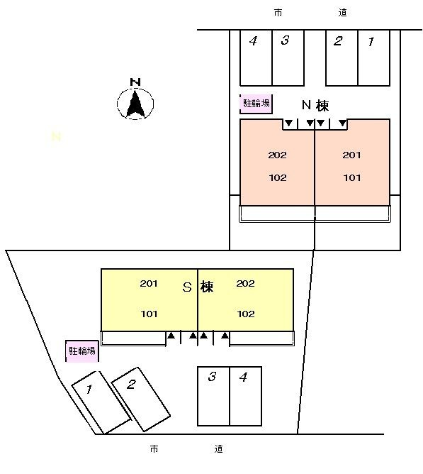 Ｅｔｅｒｎａｌ　牛立　Ｓの区画図