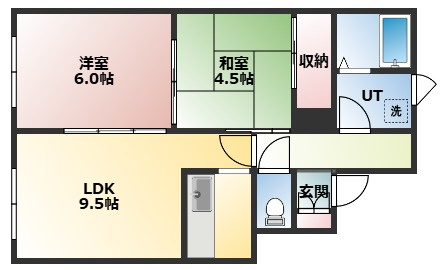 【間取り】 | 【CP対象】ブロードコート白石 | 間取りです