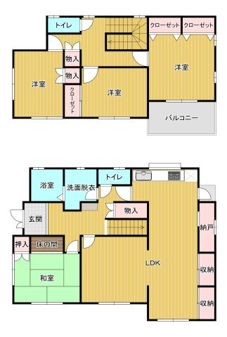 【間取り】 | 大野城市つつじが丘4丁目 売戸建
