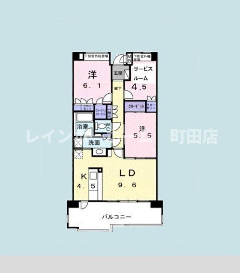 ノーブルフォレスタ※初期費用分割あと払いサービス利用可能物件の間取り