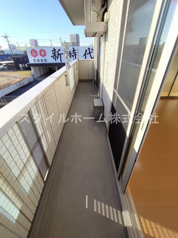 セジュールオオバのバルコニー