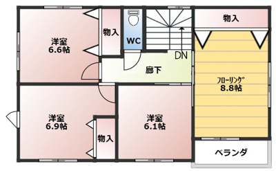  | 垂水区星陵台5丁目_新築戸建 | ２階