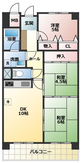 【間取り】 | 春日スカイマンション