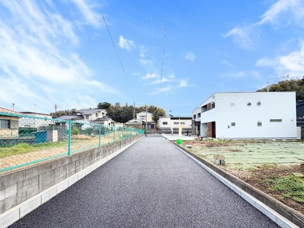 小佐井Ｓ新築の前面道路含む現地写真|前面道路含む現地
