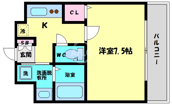 グリーンピアー京橋の間取り
