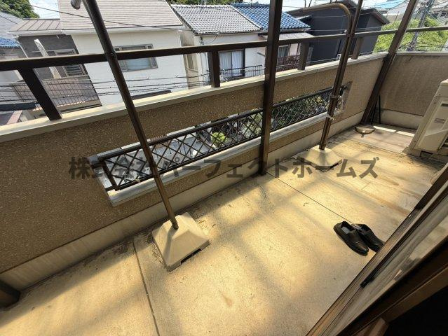 養父丘2丁目戸建　賃貸のバルコニー|落ち着いた時間を過ごせるバルコニーです