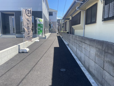 【外観】 | 新築建売　アーネストワン　植松第１　②号棟　 | 専用通路
