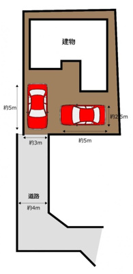 【区画図】 | 富士市今泉４丁目　中古戸建て　全1棟