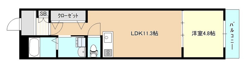 SOAR　SENRIOKAの間取り