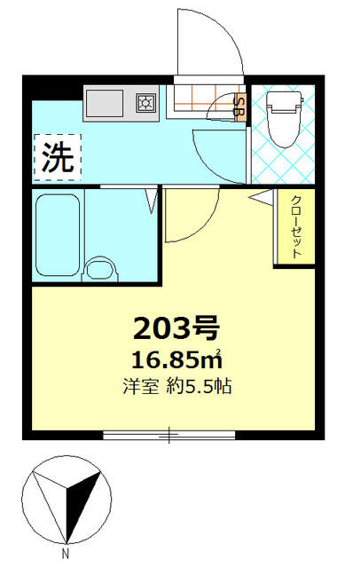 タックフォレスト四ツ木の間取り