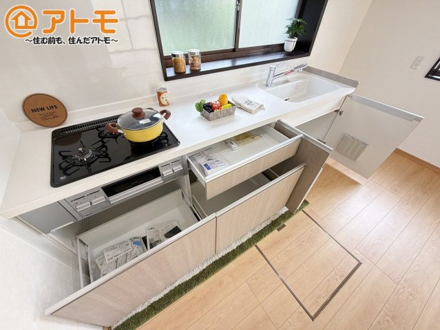 【キッチン】 | 富士宮市羽鮒　中古戸建て　全1棟