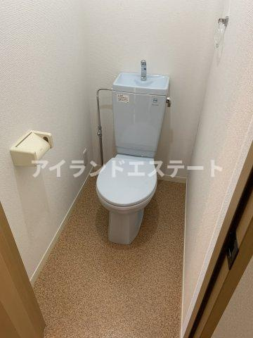 プチコンフォ　駅近　独立洗面台　角部屋のトイレ
