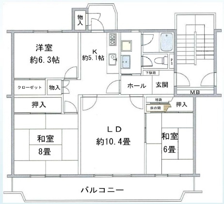 京成サンコーポ8号棟