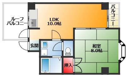 【間取り】 | 大桐ハイツ