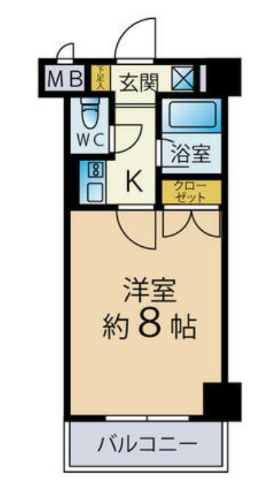 キャンパスシティ太宰府の間取り