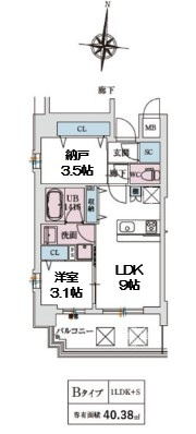 【間取り】 | スプランディッド新大阪VIII