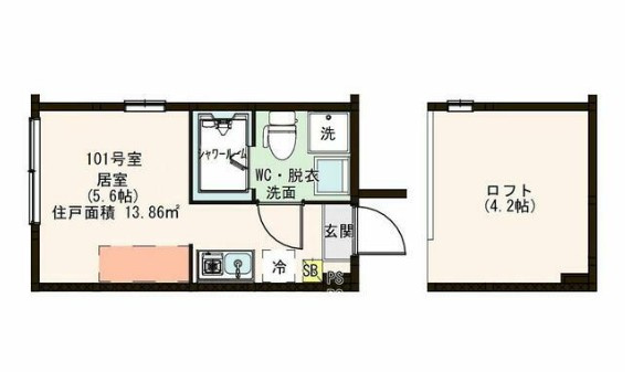 【間取り】 | ハーモニーテラス・T2パークスクエア | 別号室イメージの為、現状を優先致します。