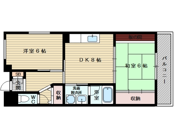 大阪市東淀川区上新庄２丁目のマンション